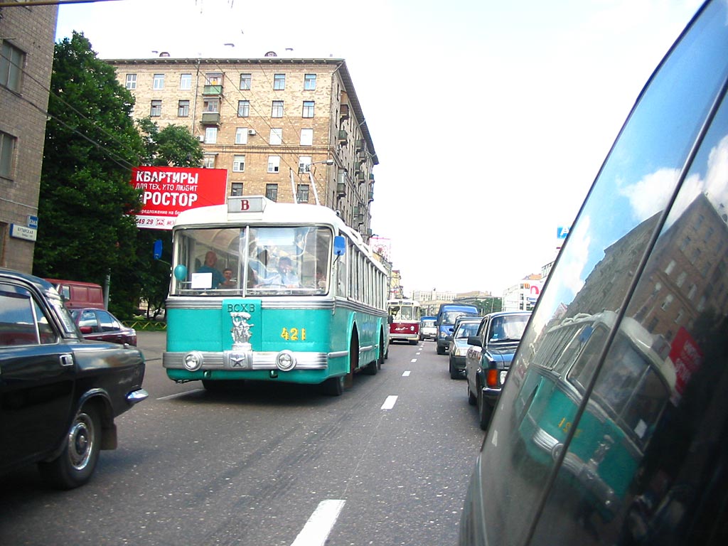Москва, СВАРЗ ТБЭС № 421; Москва — Парад к юбилею МТрЗ 2 июля 2004