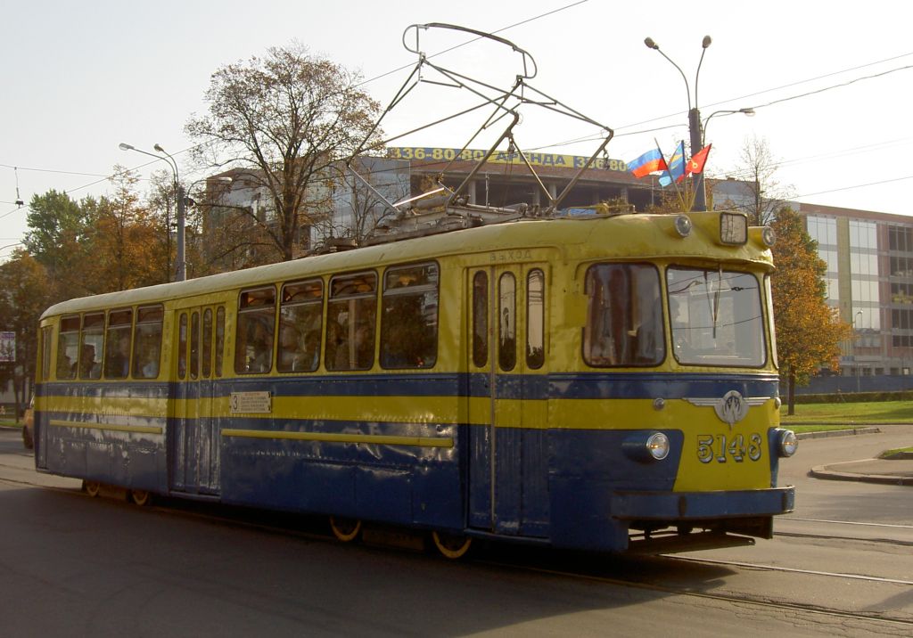 Санкт-Петербург, ЛМ-57 № 5148; Санкт-Петербург — 100-летие трамвая: парад и выставка спецтехники
