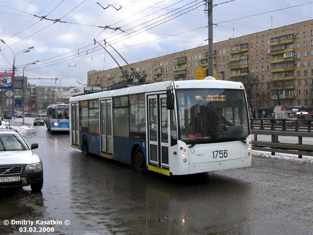 Москва, Тролза-5265.00 «Мегаполис» № 1756