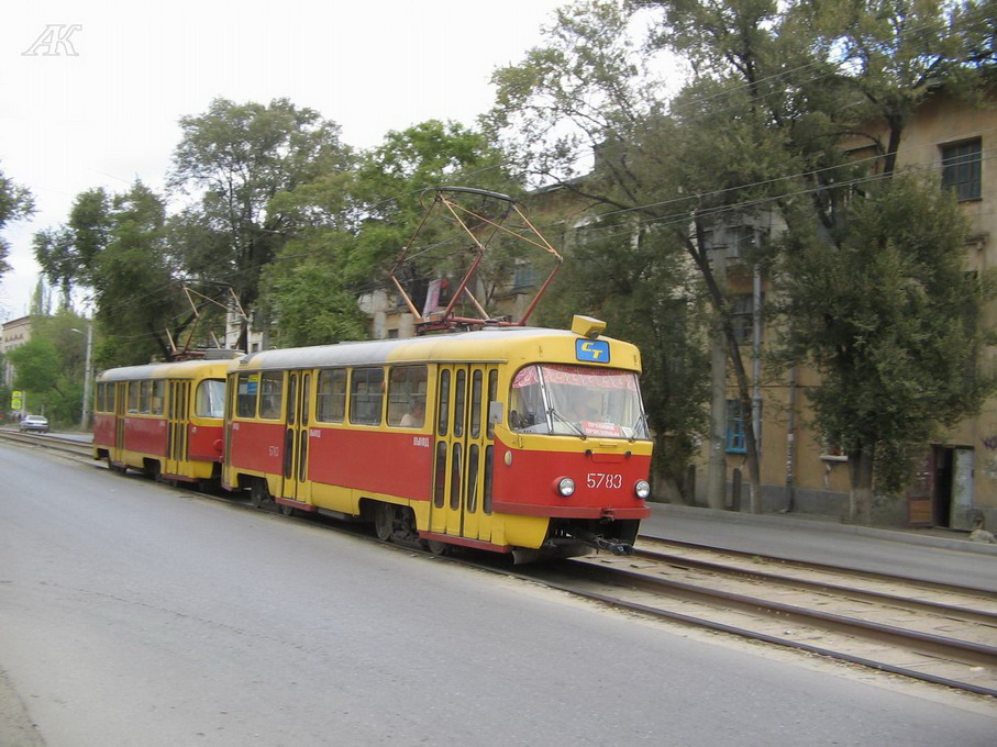 Волгоград, Tatra T3SU № 5783; Волгоград, Tatra T3SU № 5784