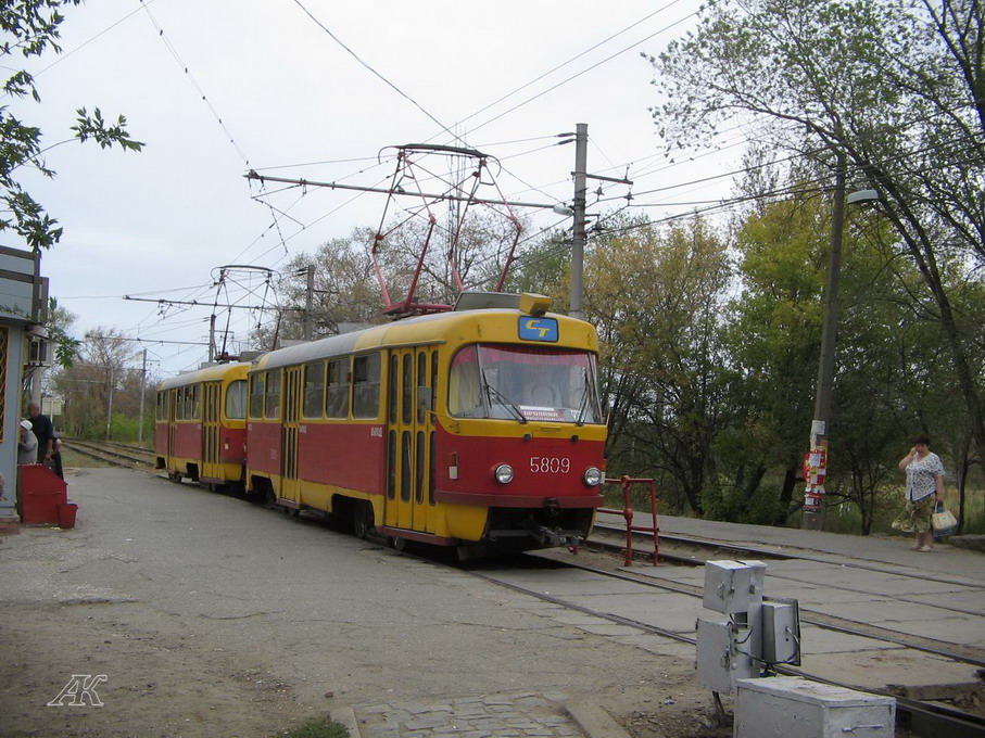 Volgograd, Tatra T3SU № 5809; Volgograd, Tatra T3SU № 5810