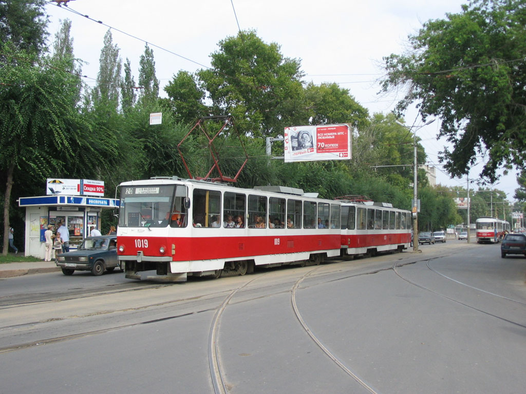 Самара, Tatra T6B5SU № 1019