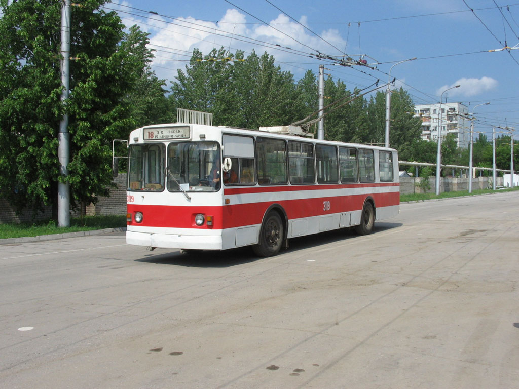 Самара, ЗиУ-682В-012 [В0А] № 3119; Самара — Троллейбусное депо № 3