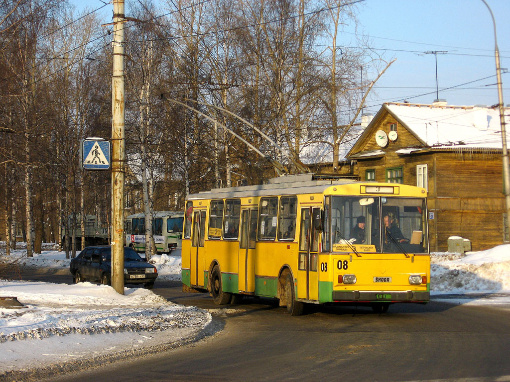 Архангельск, Škoda 14Tr08/6 № 08