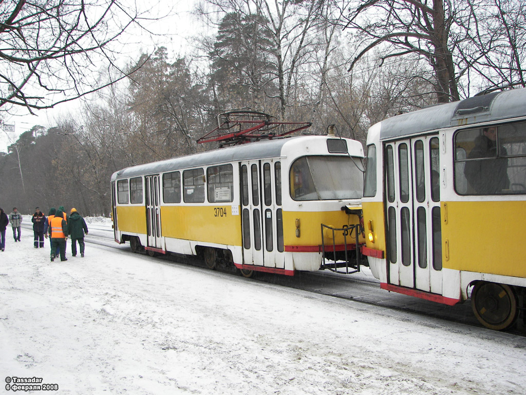 Москва, Tatra T3SU № 3704 Москва, Tatra T3SU № 3704