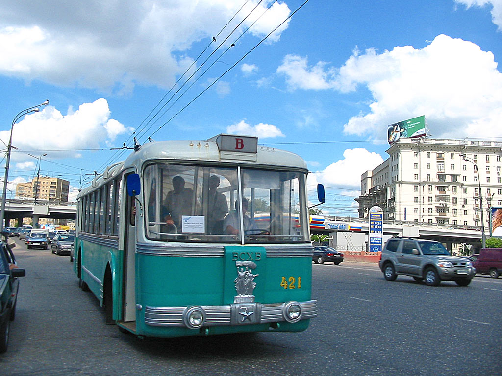 Москва, СВАРЗ ТБЭС № 421; Москва — Парад к юбилею МТрЗ 2 июля 2004
