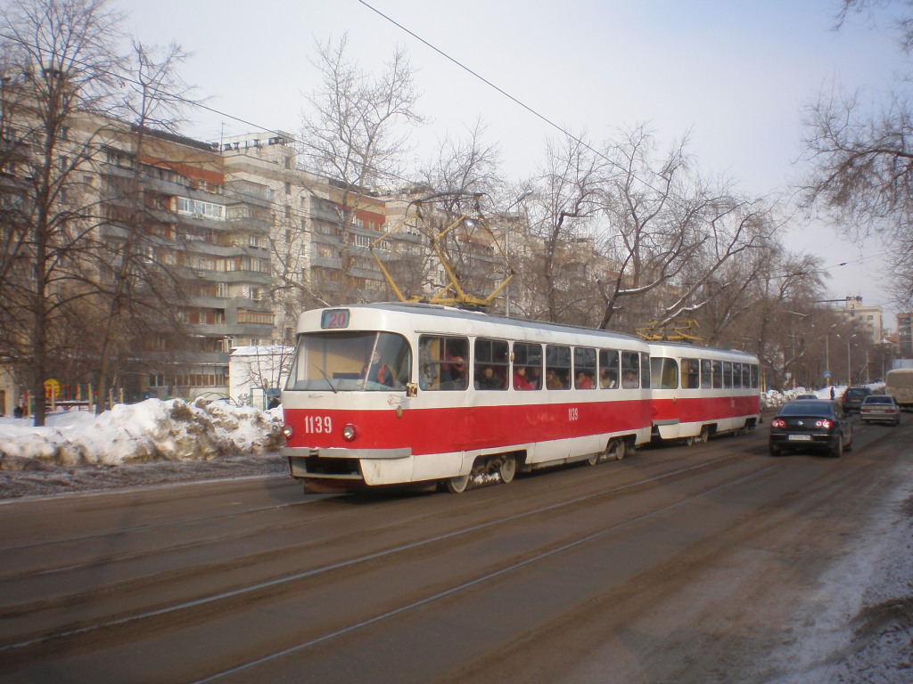 Самара, Tatra T3SU (двухдверная) № 1139