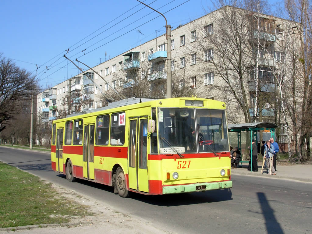 Львов, Škoda 14Tr02/6 № 527