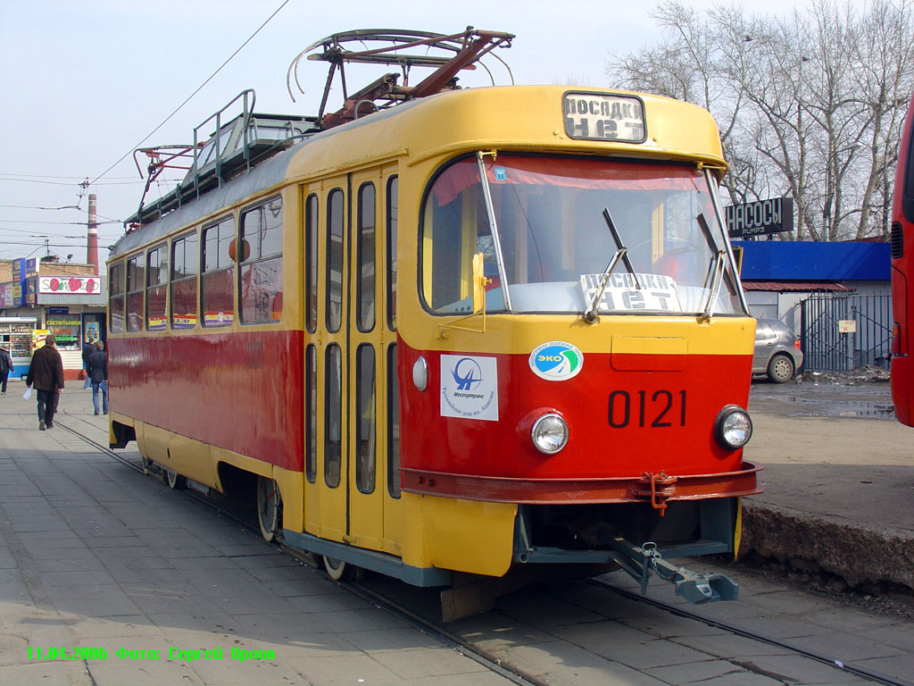 Moskau, Tatra T3SU (2-door) Nr. 0121