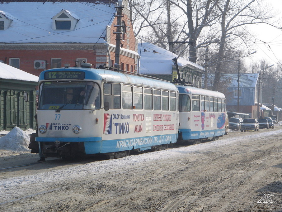 Tula, Tatra T3DC1 # 77