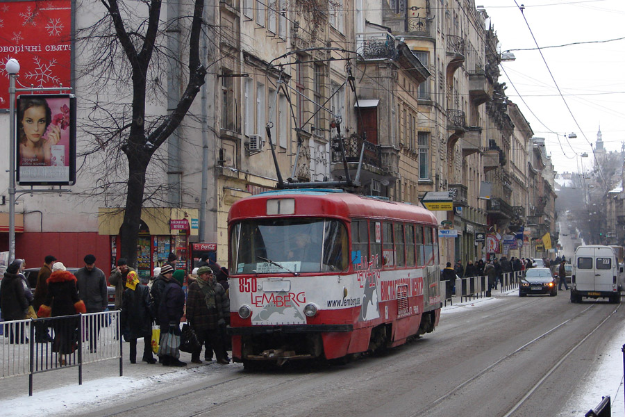 Lviv, Tatra T4SU č. 850