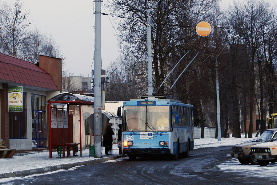 Львов, Škoda 14Tr89/6 № 543