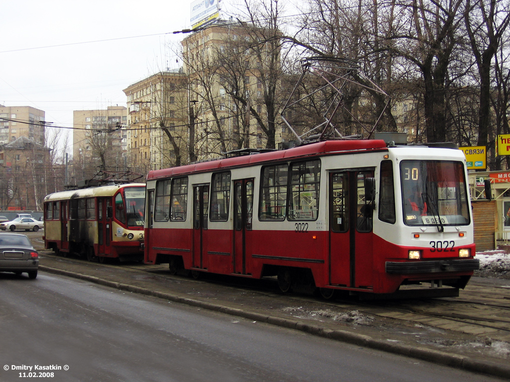 Москва, 71-134А (ЛМ-99АЭ) № 3022