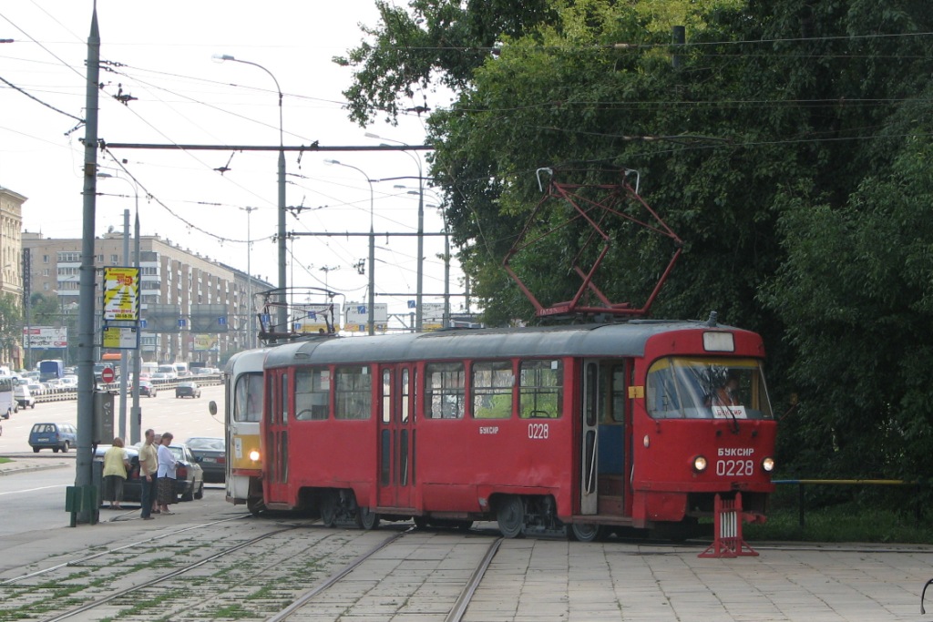 Москва, Tatra T3SU № 0228