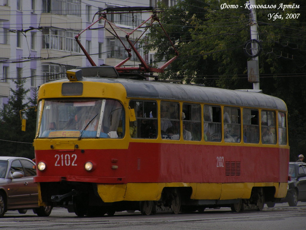 Уфа, Tatra T3SU № 2102