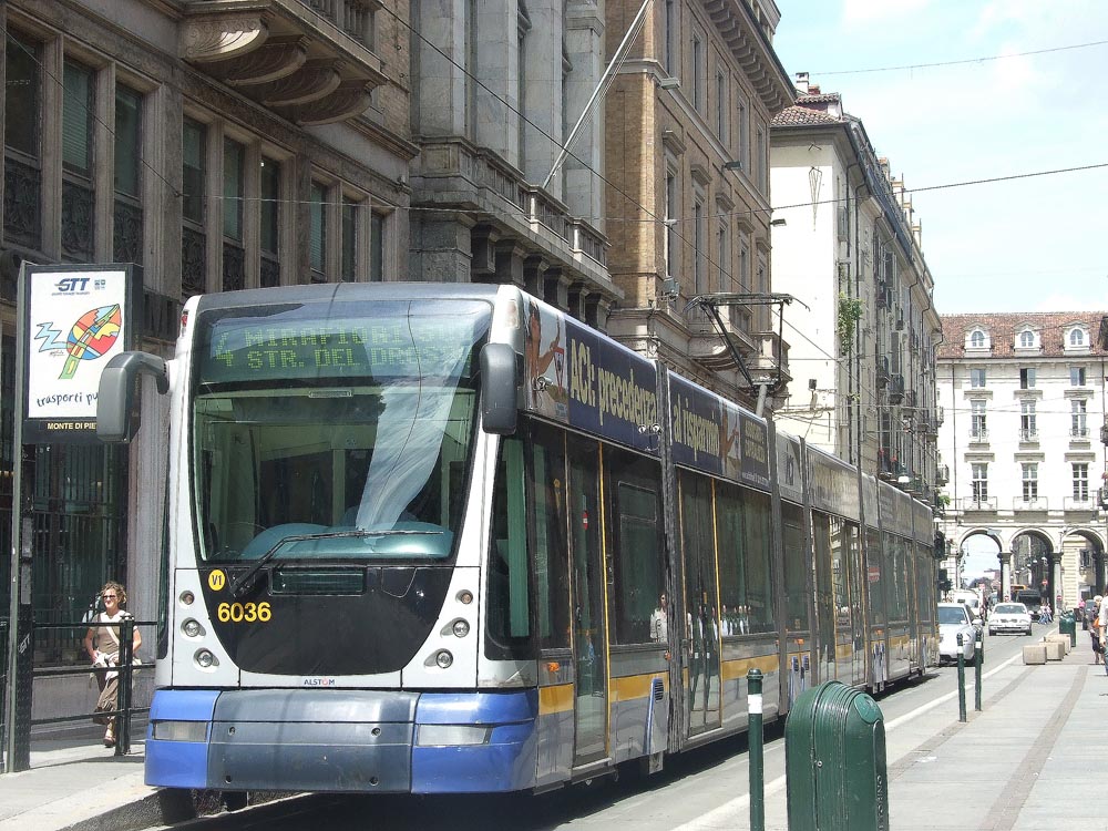 Turin, Alstom (Fiat) Cityway № 6036