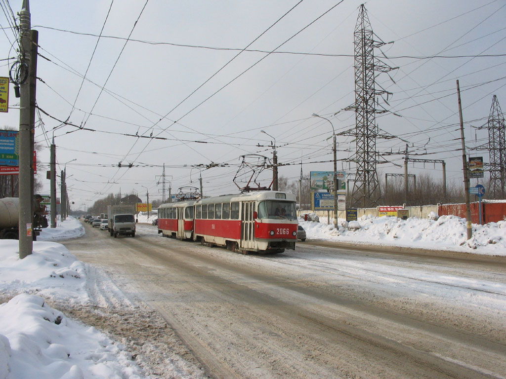 Самара, Tatra T3SU (двухдверная) № 2066