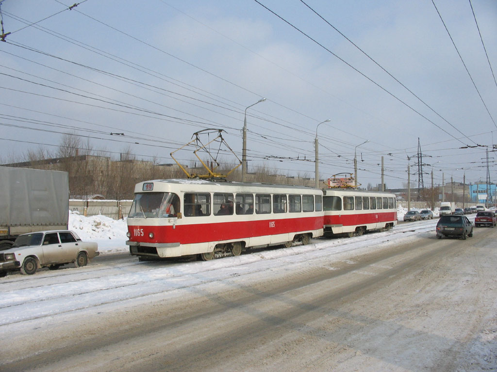 Самара, Tatra T3SU (двухдверная) № 1165