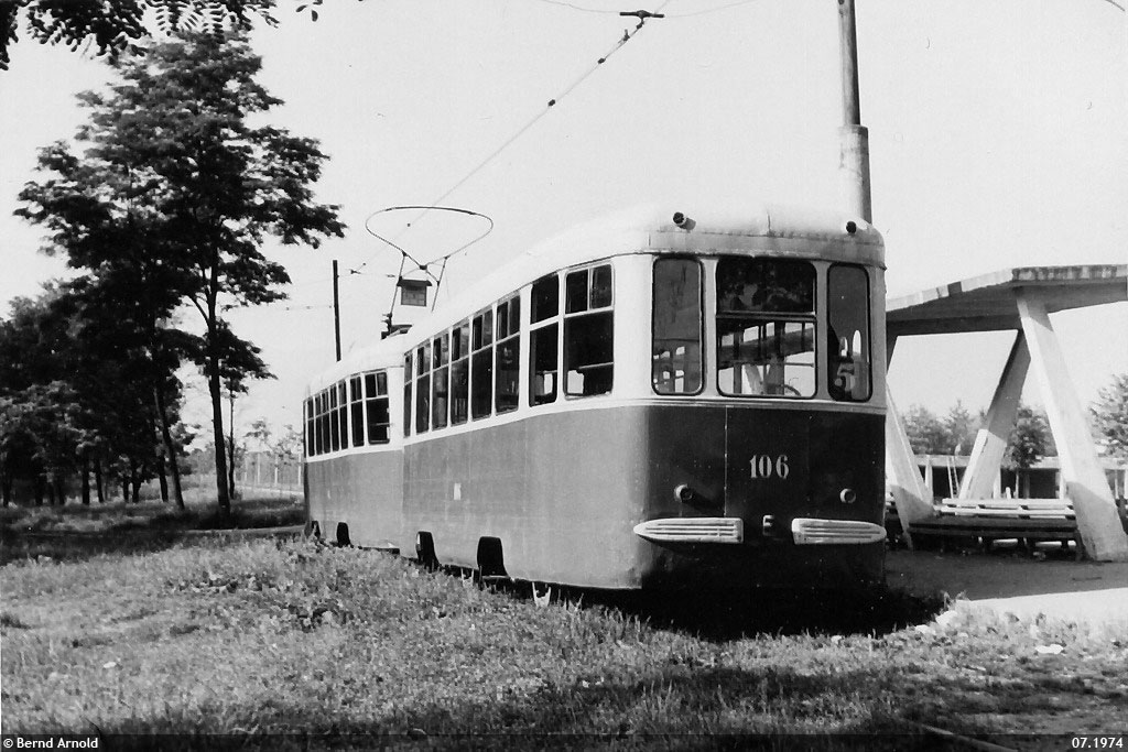 Владикавказ, КТМ-2 № 6; Владикавказ, КТП-2 № 106; Владикавказ — Исторические фотографии и открытки — 2