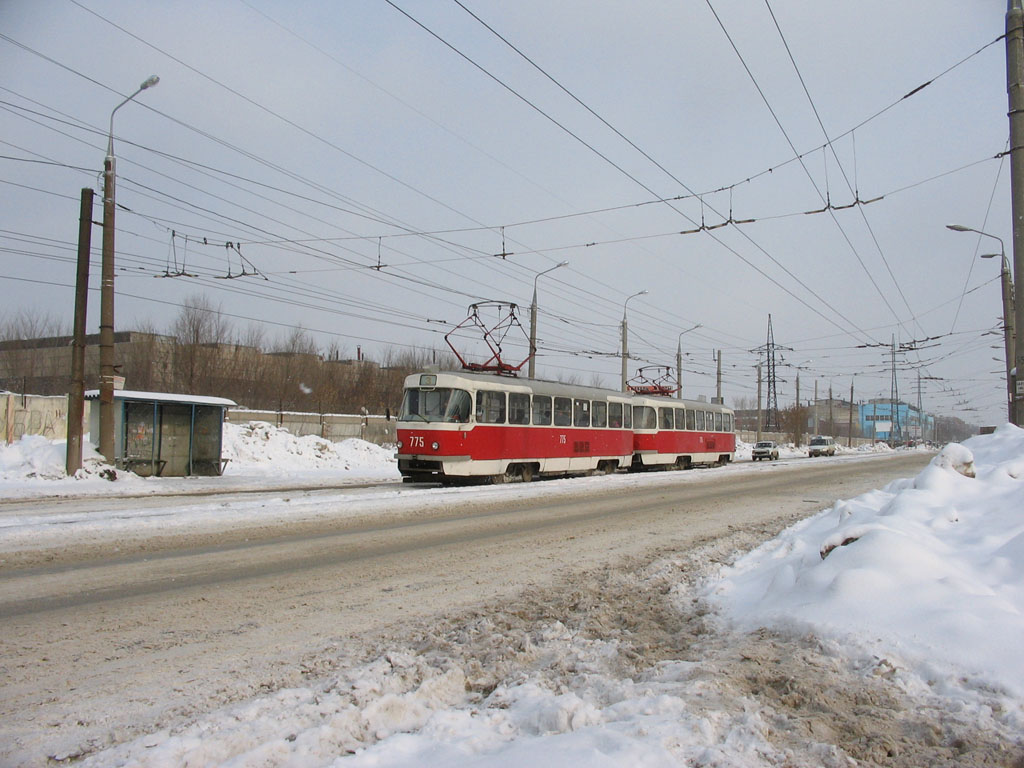 Самара, Tatra T3SU № 775; Самара — Трамвайные линии