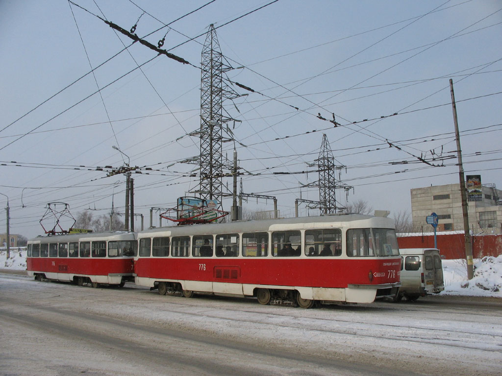 Самара, Tatra T3SU № 776; Самара — Трамвайные линии