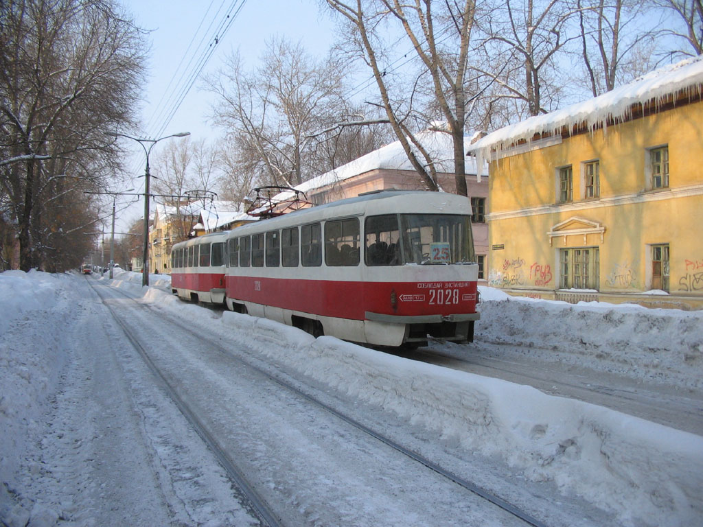 Самара, Tatra T3SU (двухдверная) № 2028