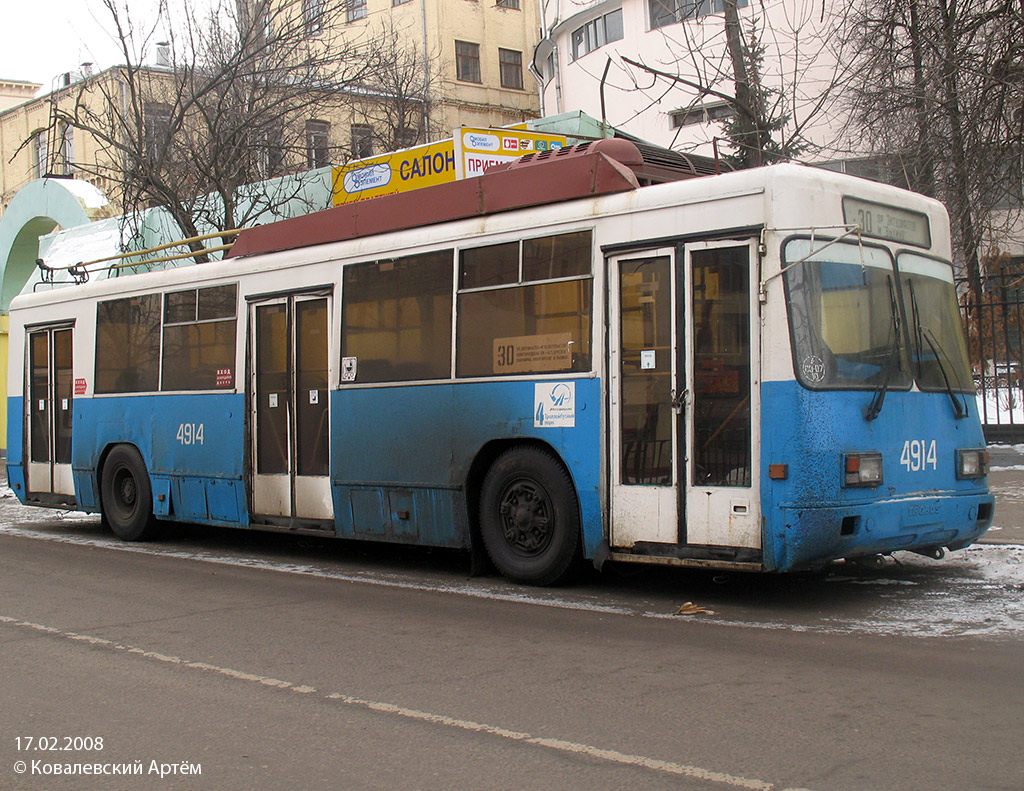 Москва, БТЗ-52761Р № 4914