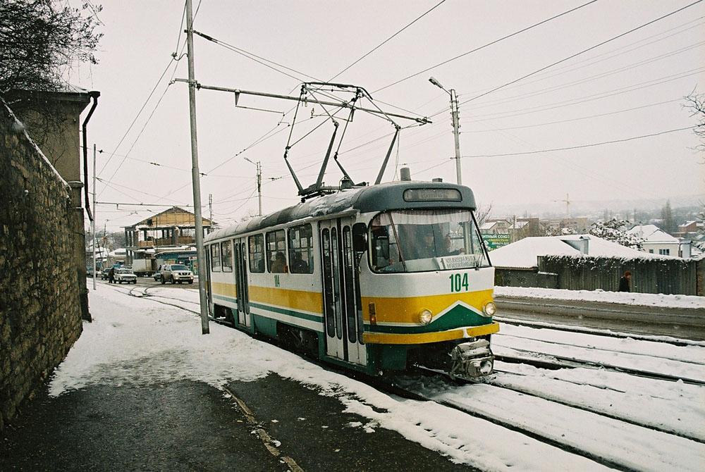 Pyatigorsk, Tatra T4D № 104
