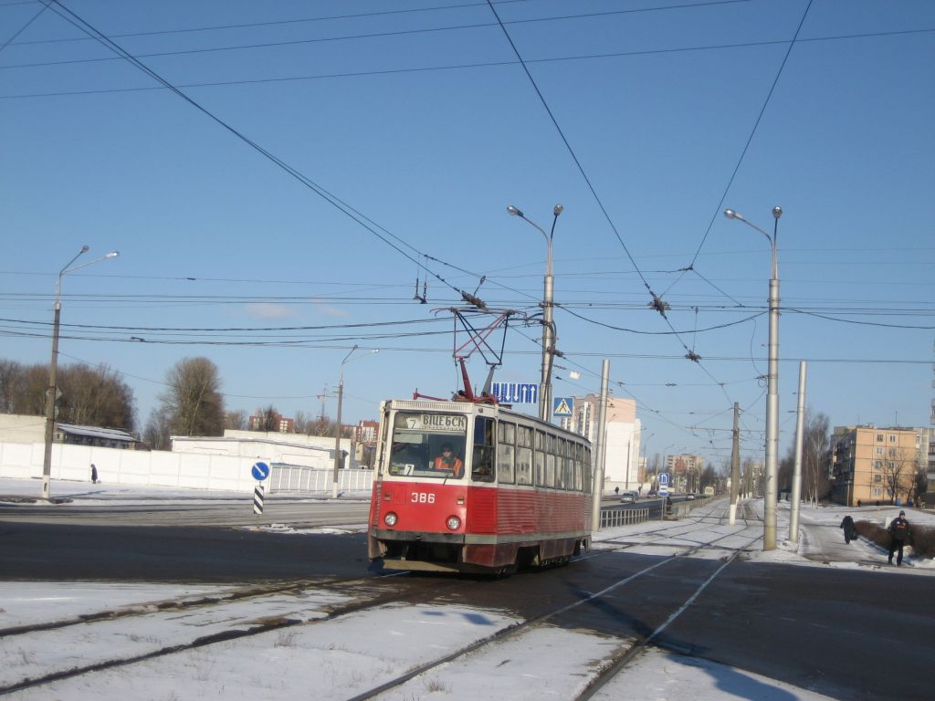 Вітебськ, 71-605 (КТМ-5М3) № 386