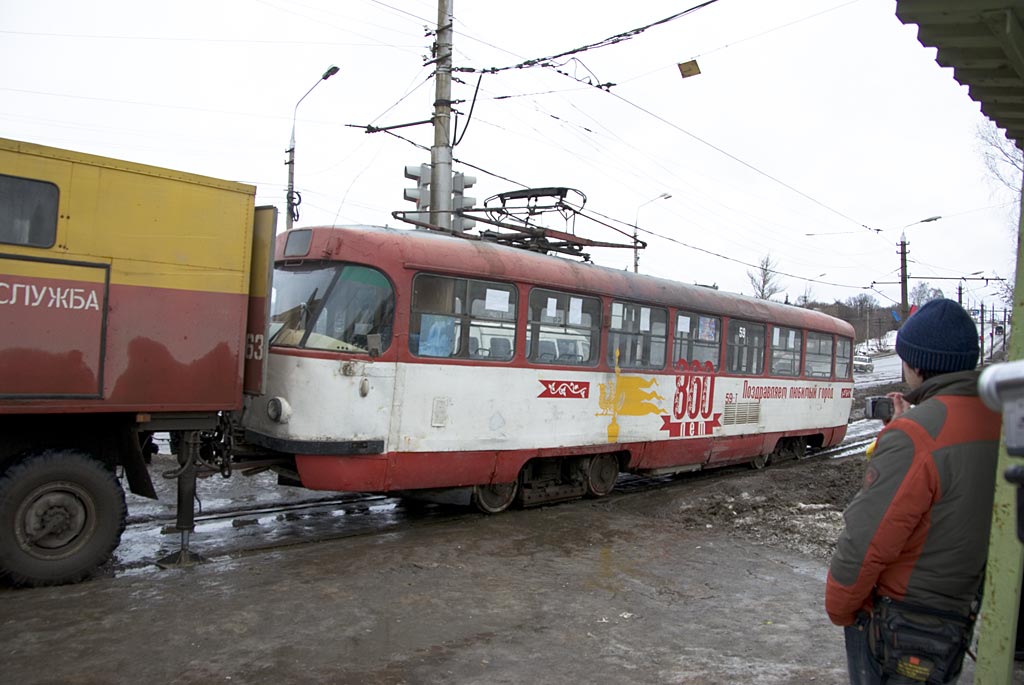 Тула, Tatra T3SU № 59; Тула — Трамвайная линия на Косую Гору