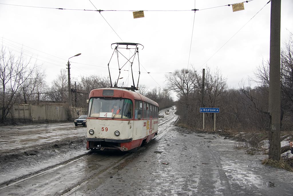 Тула, Tatra T3SU № 59; Тула — Трамвайная линия на Косую Гору