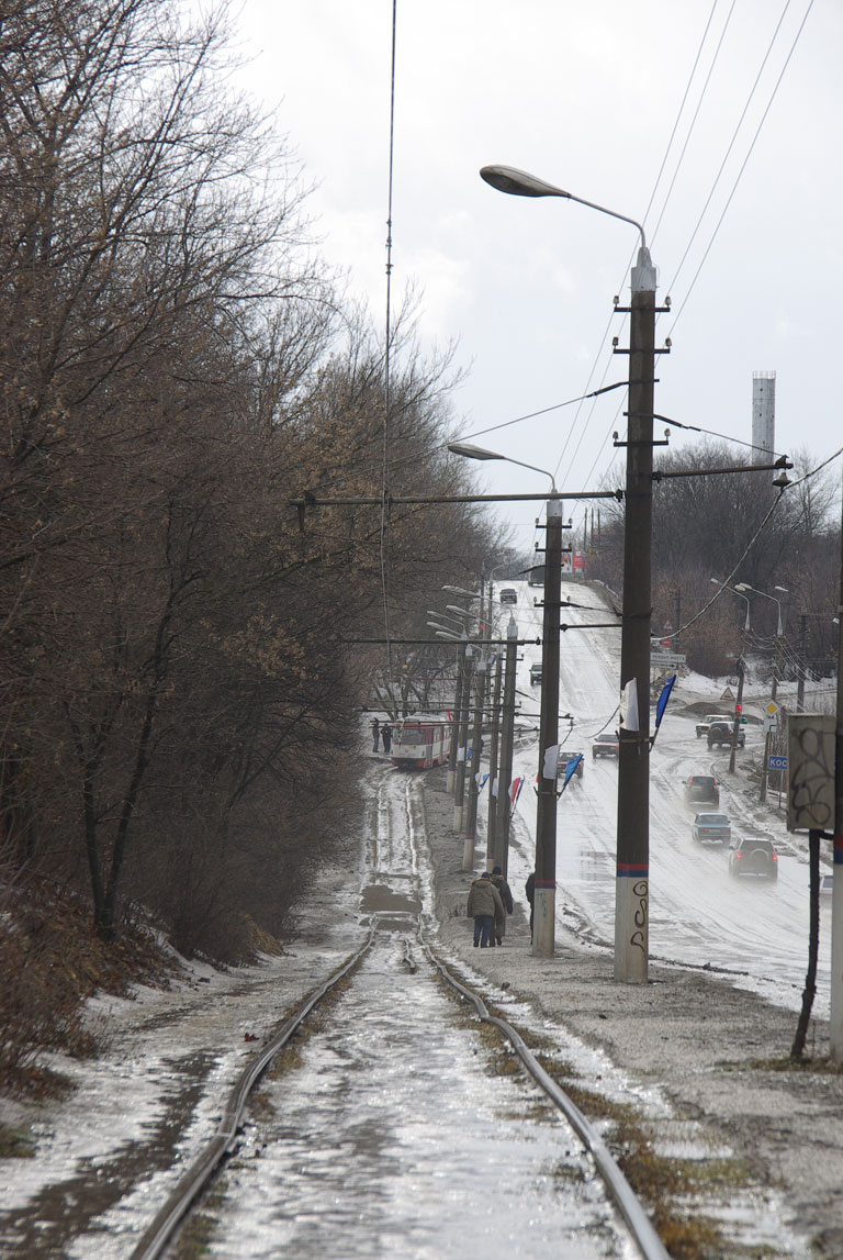 Тула — Трамвайная линия на Косую Гору