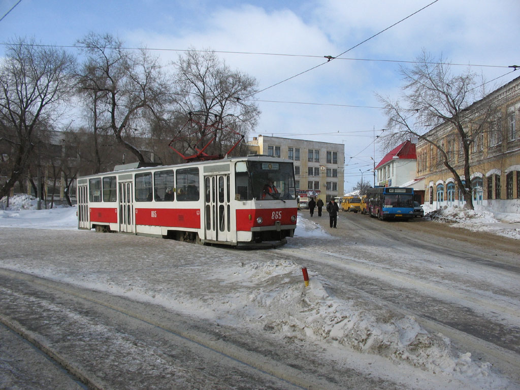 Самара, Tatra T6B5SU № 865; Самара — Конечные станции и кольца (трамвай)