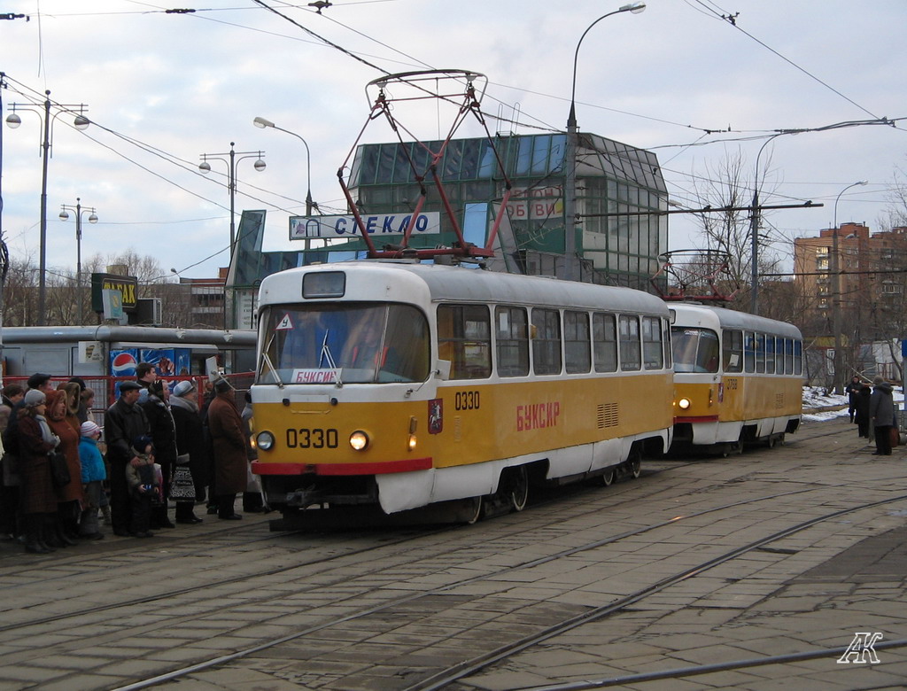 Москва, Tatra T3SU № 0330