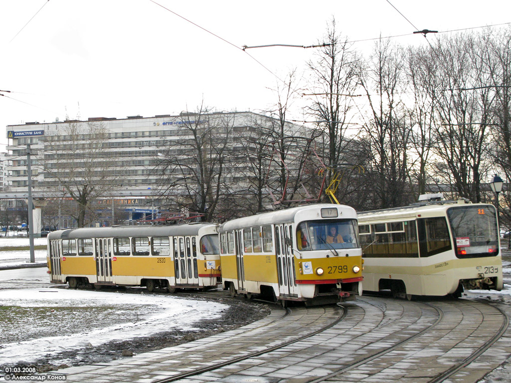 Москва, Tatra T3SU № 2799