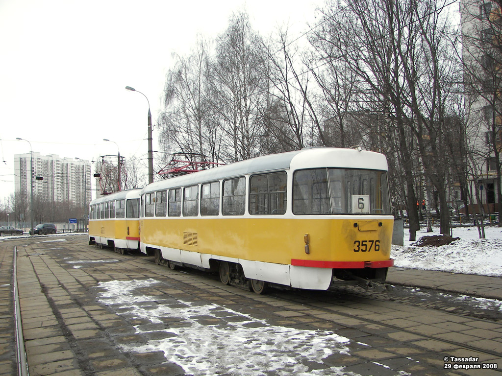 Москва, Tatra T3SU № 3576 Москва, Tatra T3SU № 3576
