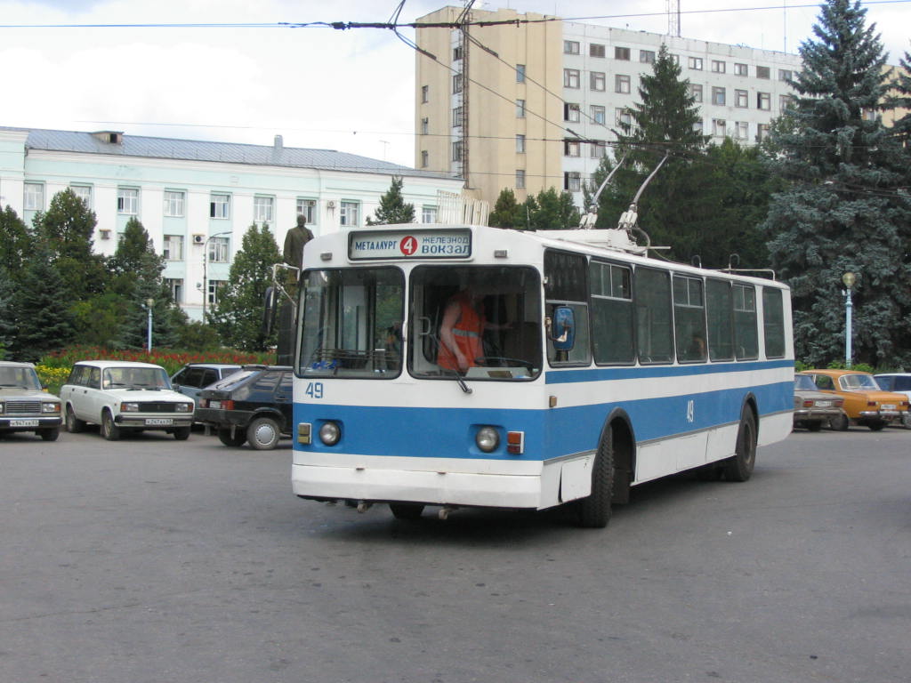 Самара, ЗиУ-682В-012 [В0А] № 49; Самара — Конечные станции и кольца (троллейбус)