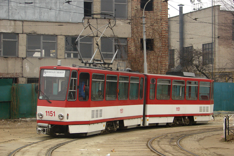 Львов, Tatra KT4D № 1151
