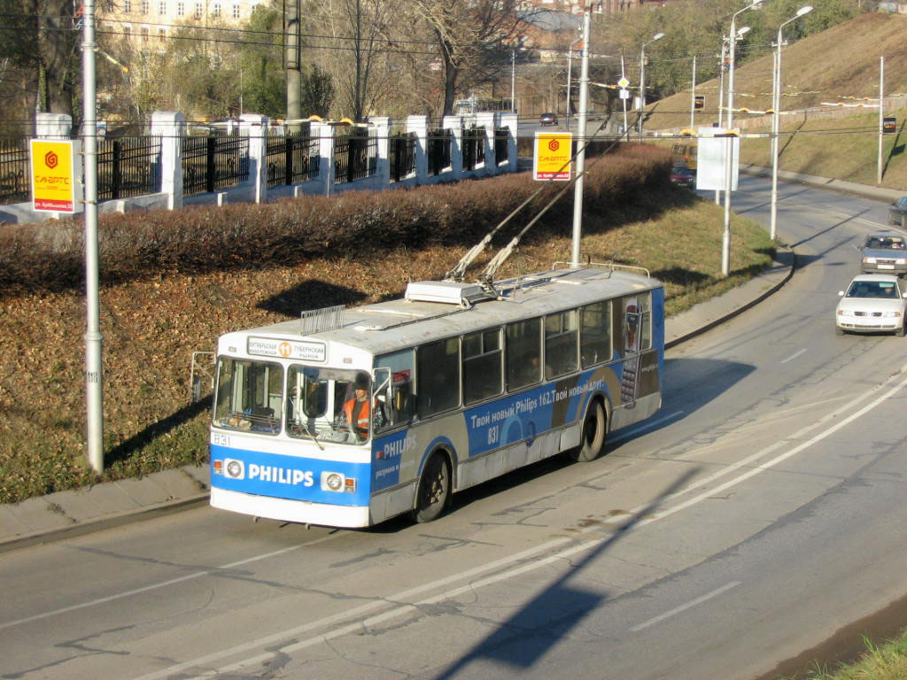 Самара, ЗиУ-682В [В00] № 831; Самара — Троллейбусные линии