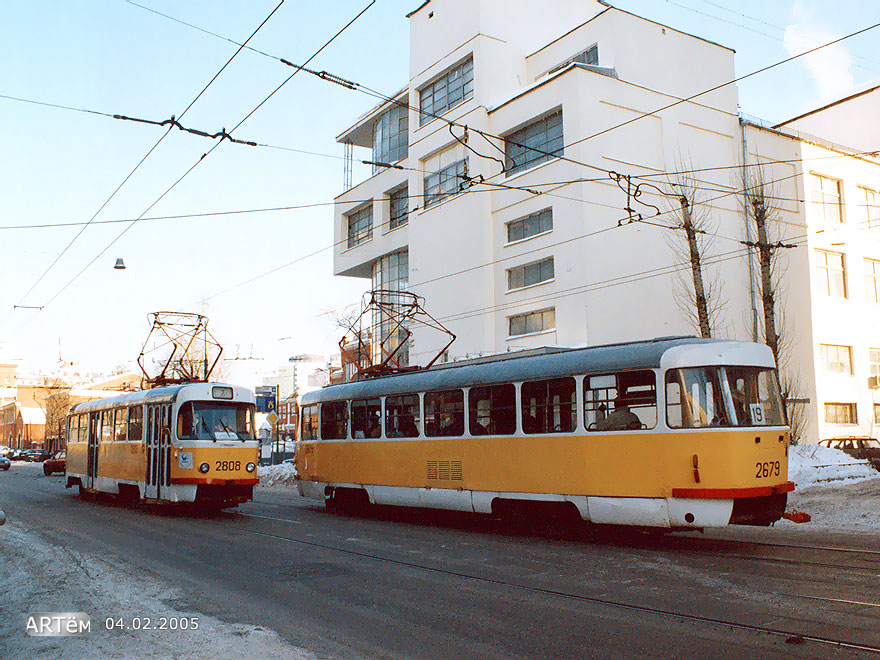 Москва, Tatra T3SU № 2808; Москва, Tatra T3SU № 2679