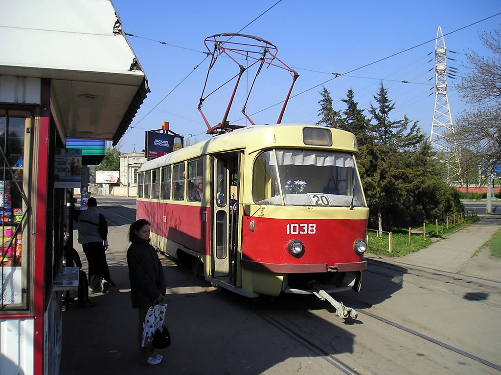 奧德薩, Tatra T3SU (2-door) # 1038