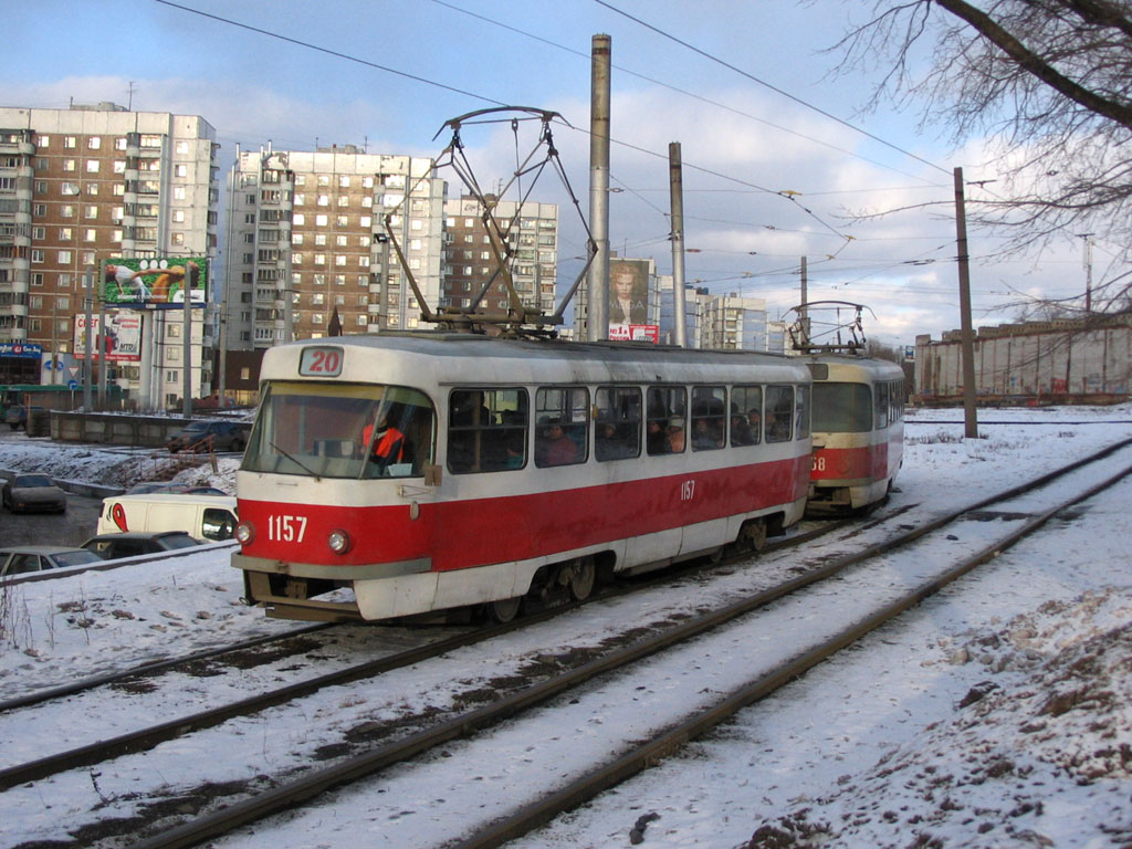 Самара, Tatra T3SU (двухдверная) № 1157 Самара, Tatra T3SU (двухдверная) № 1157