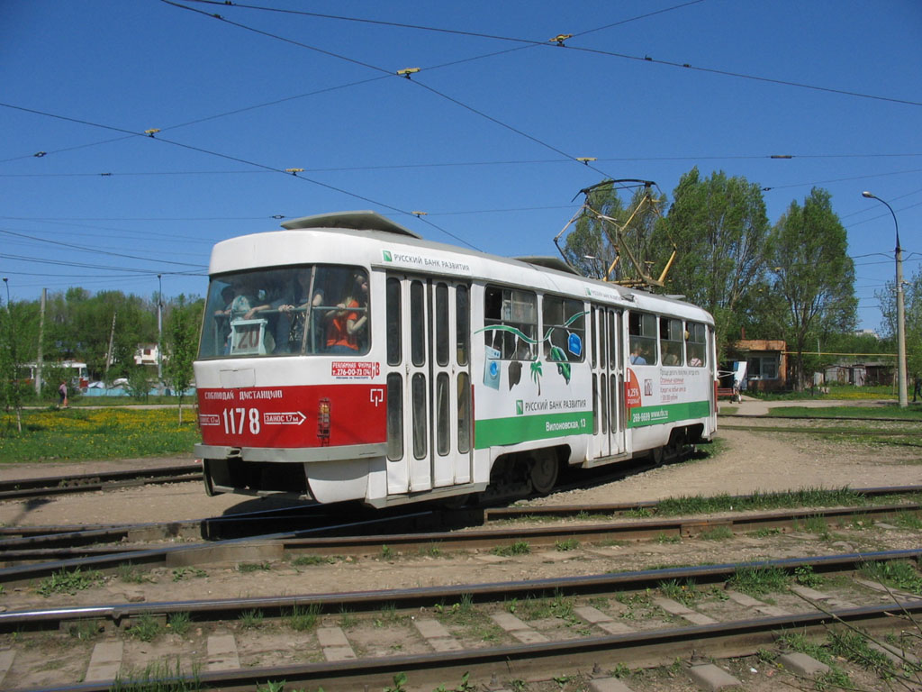 სამარა, Tatra T3SU № 1178; სამარა — Terminus stations and loops (tramway)