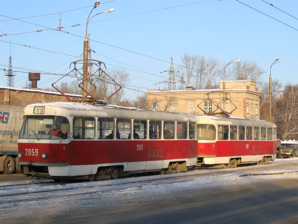 Самара, Tatra T3SU (двухдверная) № 2059