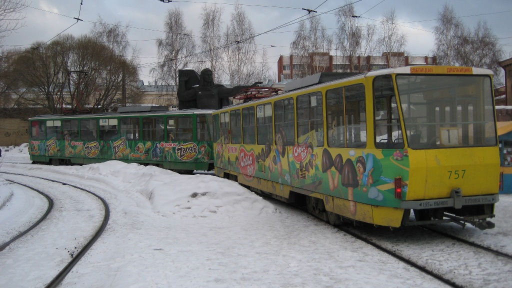 叶卡捷琳堡, Tatra T6B5SU # 757 叶卡捷琳堡, Tatra T6B5SU # 757