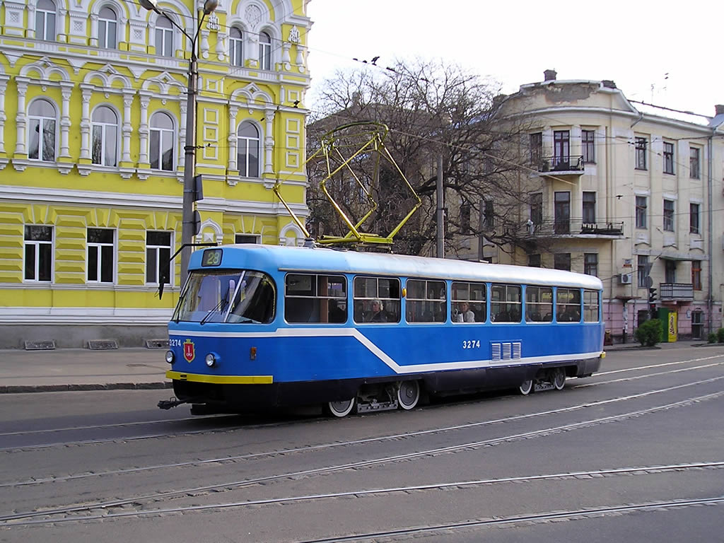 Одесса, Tatra T3R.P № 3274
