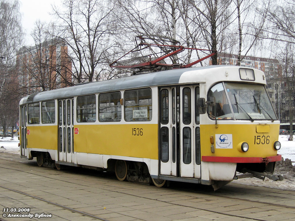 Moskva, Tatra T3SU č. 1536
