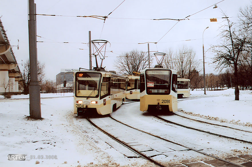 Москва, 71-619КТ № 2104; Москва, 71-619К № 2091