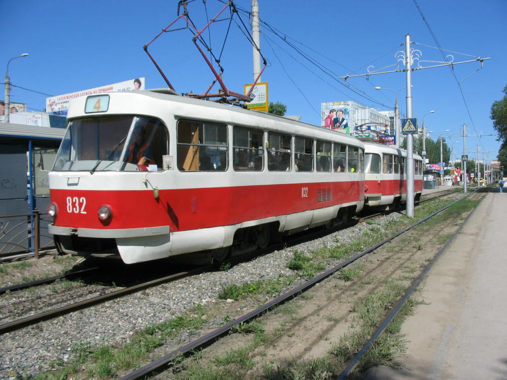 Samara, Tatra T3SU # 832 Samara, Tatra T3SU # 832
