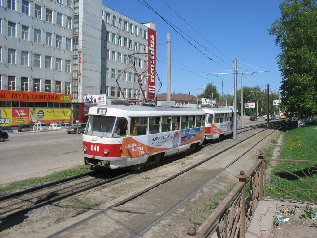 Самара, Tatra T3SU № 848